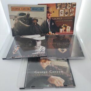 George Canyon Music Lot of 5 Audio CDs Cases in Good Condition